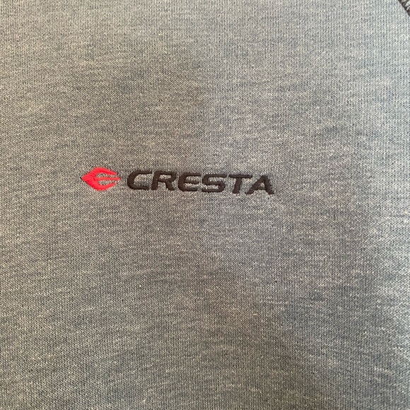 Cresta Iconic Hooded Hooded Sweatshirt in Size Medium Color OIL GREEN - Picture 5 of 9